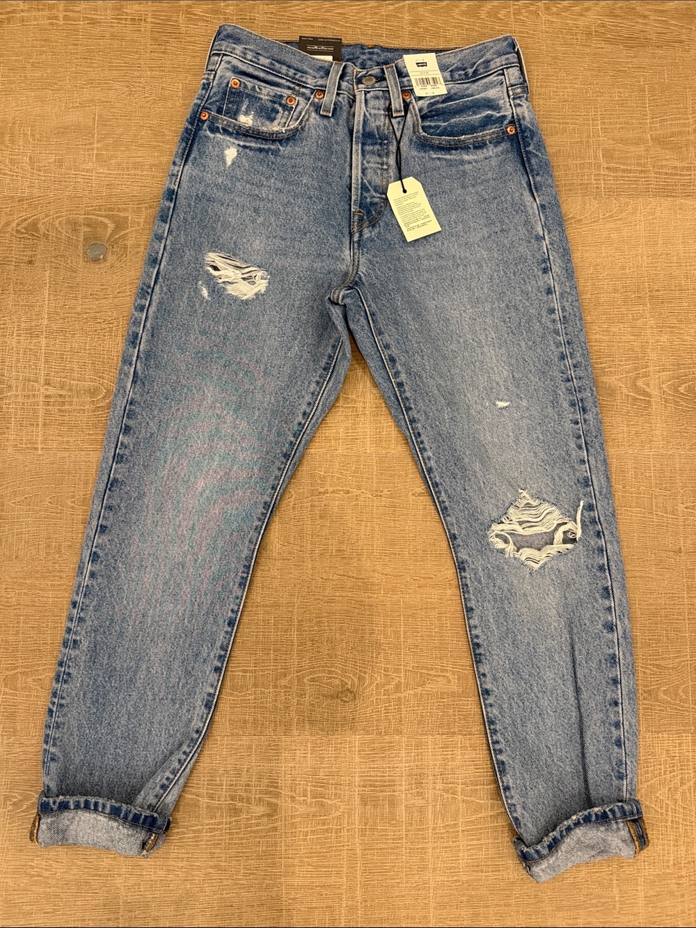 Levi's light blue classic denim jeans